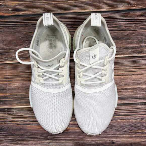 Adidas NMD R1 Women's Aluminum White Athletic Shoes Size 7 - Picture 7 of 8